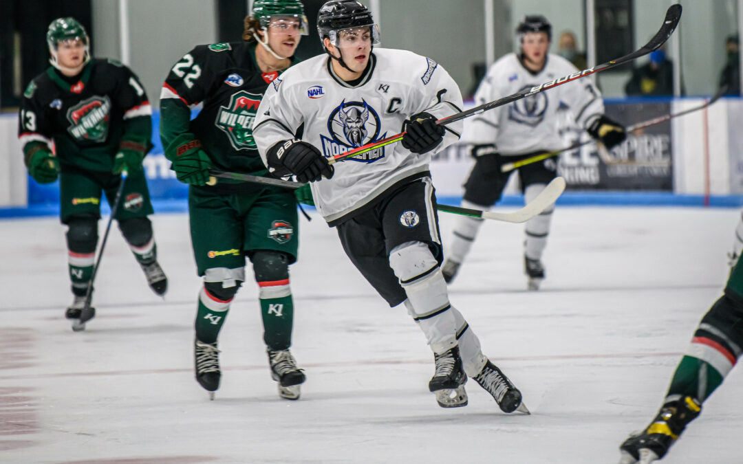 HELGESON’S SECOND OT WINNER LIFTS NORSEMEN TO SWEEP   