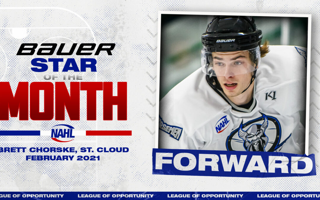 BRETT CHORSKE NAME NAHL FORWARD OF THE MONTH
