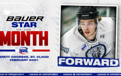BRETT CHORSKE NAME NAHL FORWARD OF THE MONTH