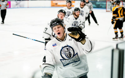 NORSEMEN RUN PAST BRUINS 6-3 FOR THRID STRAIGHT WIN   