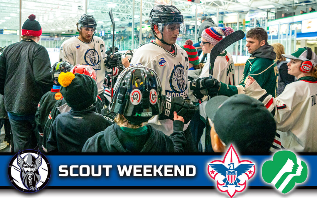 NORSEMEN WELCOME SCOUTS THIS WEEKEND, POSTGAME SKATE SATURDAY