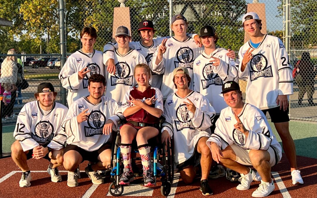 Norsemen Skaters Assist with Miracle League Games
