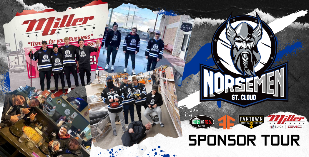 Norsemen Visit Sponsors During Car Rally