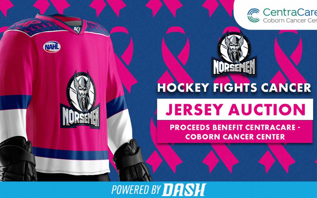 LAST CHANCE HOCKEY FIGHTS CANCER NIGHT JERSEY AUCTION TO BENEFIT CENTRACARE-COBORN CANCER CENTER