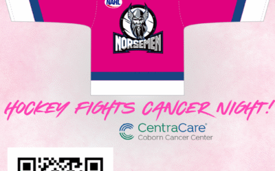 HOCKEY FIGHTS CANCER NIGHT JERSEY AUCTION TO BENEFIT CENTRACARE-COBORN CANCER CENTER