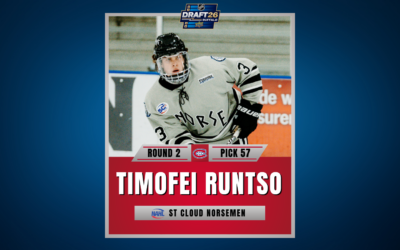 FORMER NORSEMEN TIMOFEI RUNTSO DRAFTED BY THE MONTREAL CANADIENS